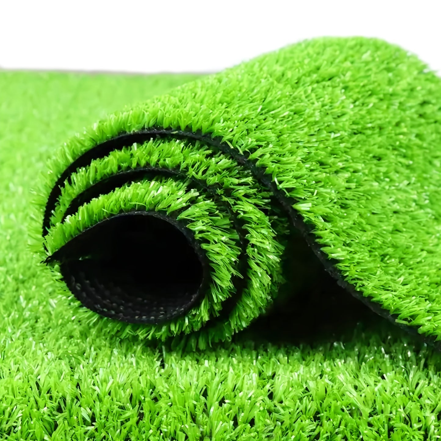 1pc 4 Feet x 8 Feet Artificial Lawn Fake Grass Deluxe Turf Synthetic Turf Thick Lawn Pet Turf Perfect for Garden Playground