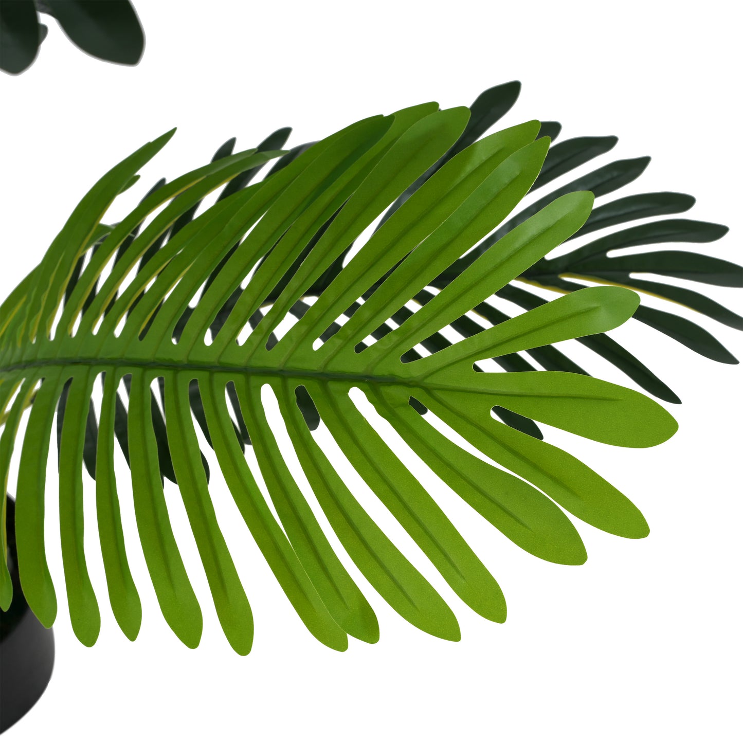 2 pieces - 78.5-inch realistic palm tree - Large indoor and outdoor decorative green plant set
