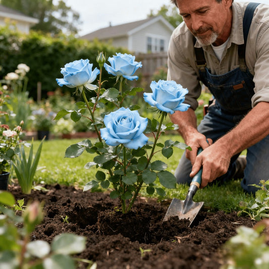 The survival rate of high-quality pink rose seedlings, a special variety for family gardens