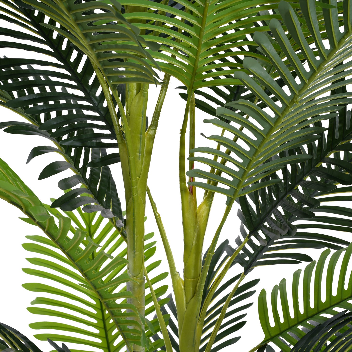 2 pieces - 78.5-inch realistic palm tree - Large indoor and outdoor decorative green plant set