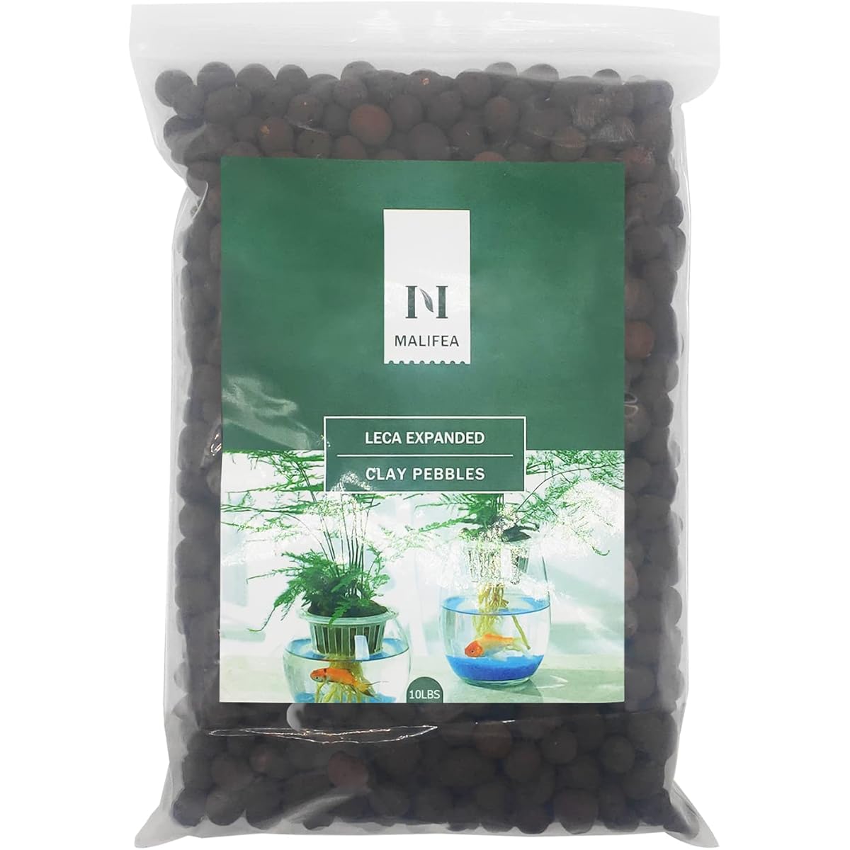 10LBS Leca Expanded Clay Pebbles Hydroponics Supplies for Indoor Garden Plants (10LBS