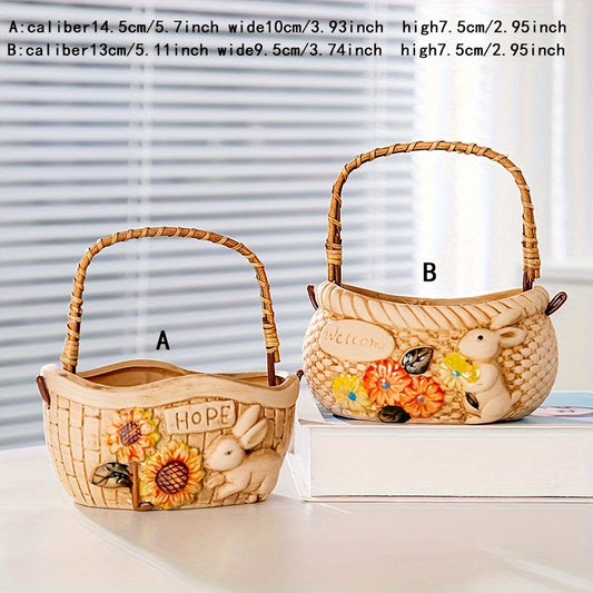 1 Set Classic Geometric Ceramic Succulent Planter