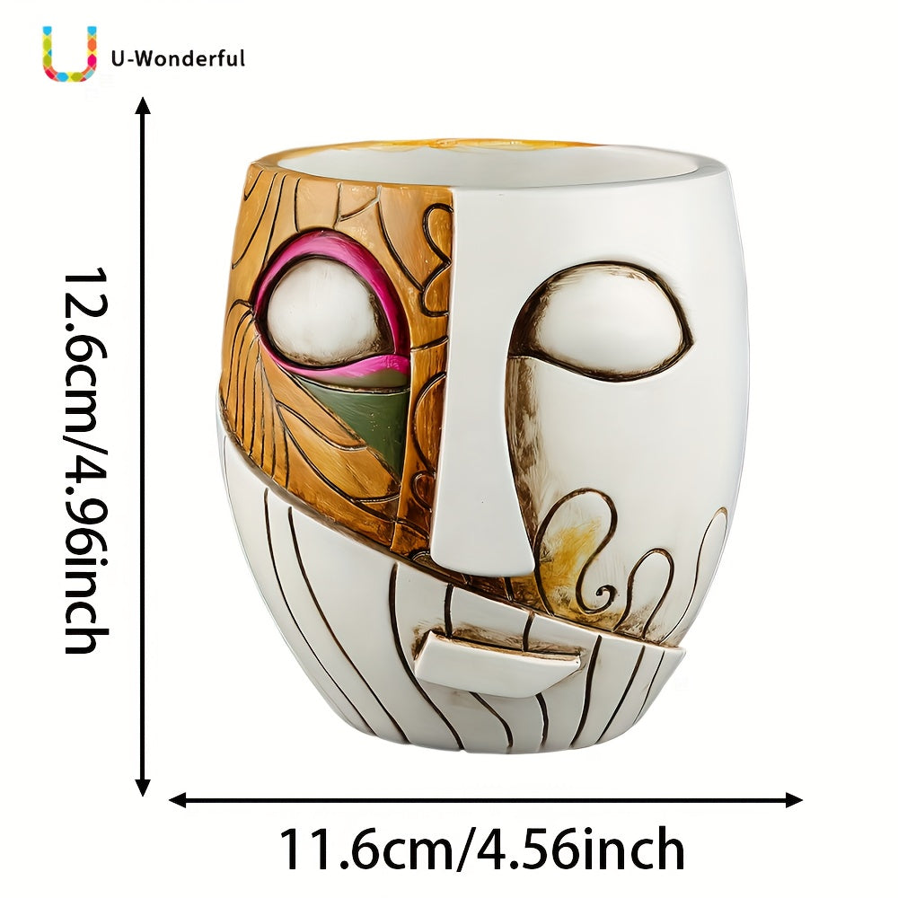 1pc Creative Flower Pot with Drainage Hole - Suitable for All Indoor and Outdoor Plants