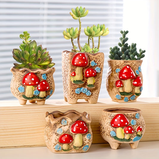 1 Set Classic Geometric Ceramic Succulent Planter